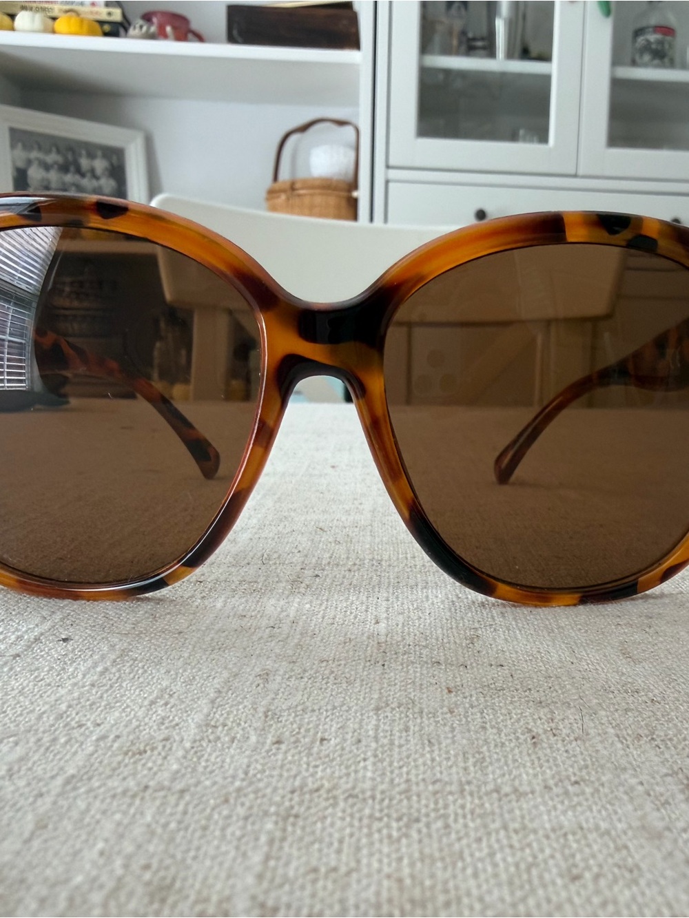 Tortoiseshell Sunglasses with Brown Lenses